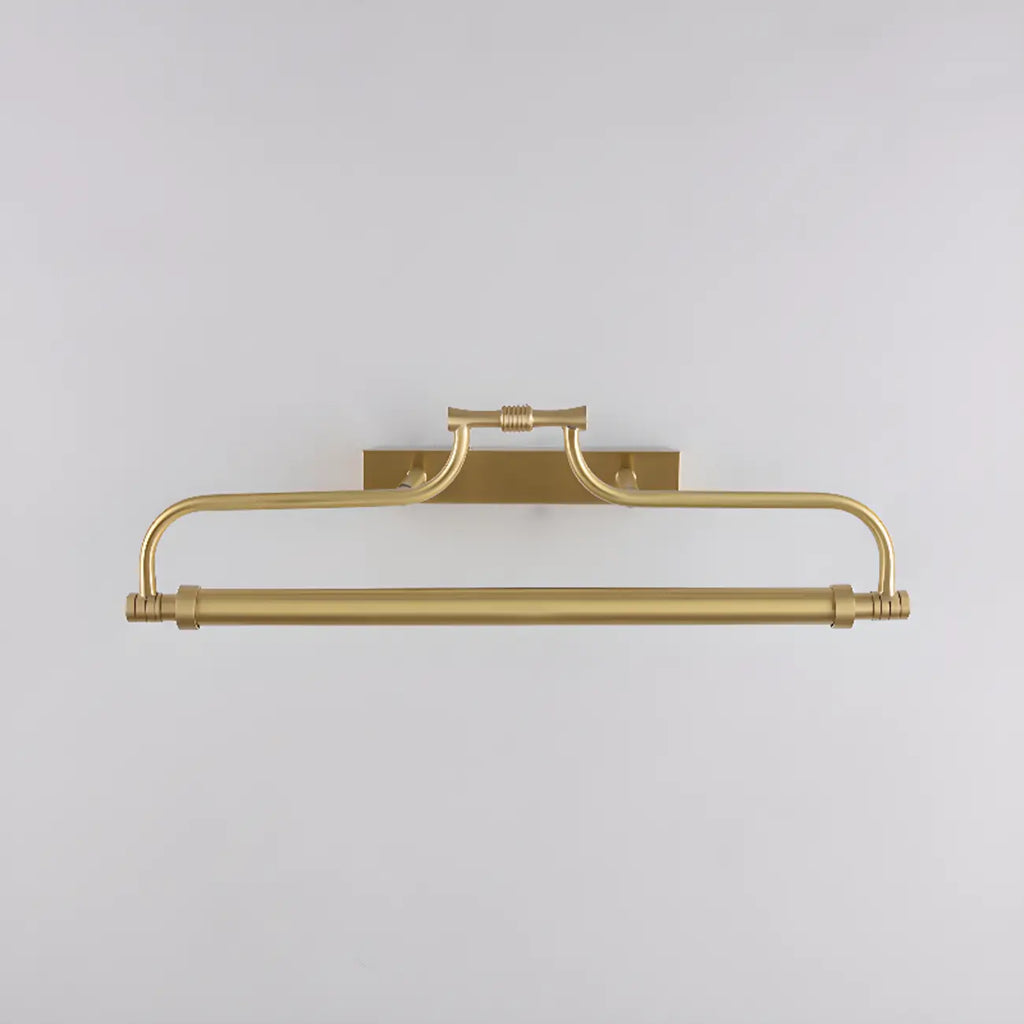 Applique murale géométrique en métal doré avec LED
