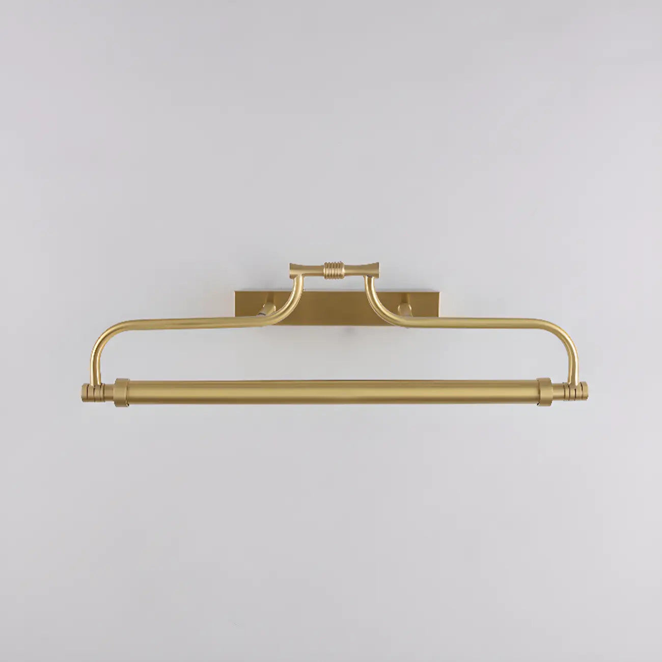 Applique murale géométrique en métal doré avec LED