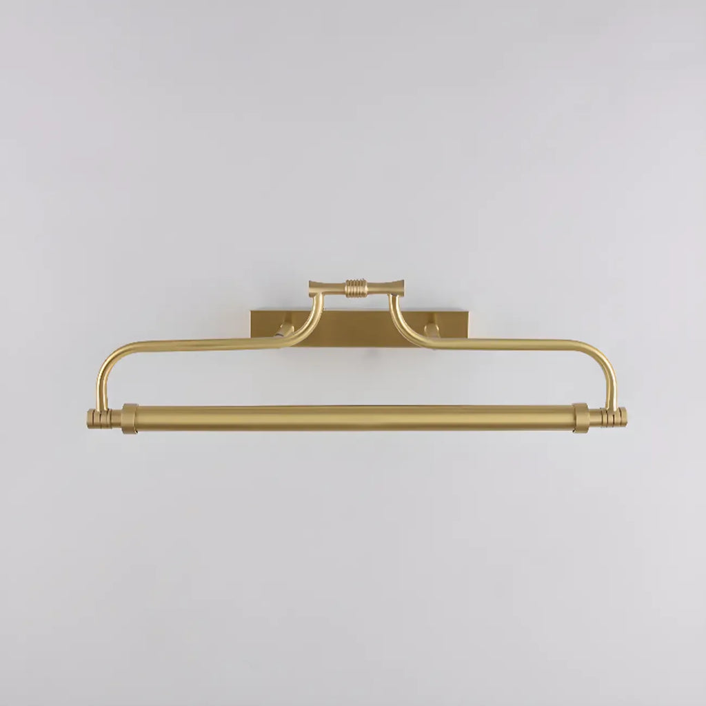 Applique murale géométrique en métal doré avec LED