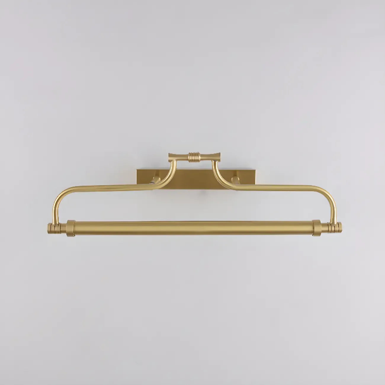 Applique murale géométrique en métal doré avec LED