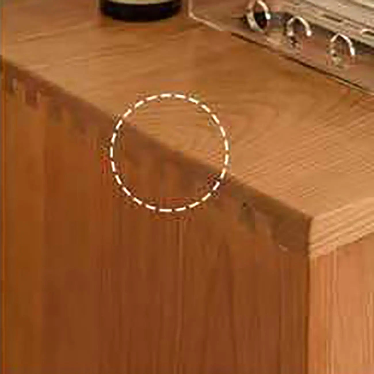 Armoire rectangulaire 4 portes vitrées en pin brun