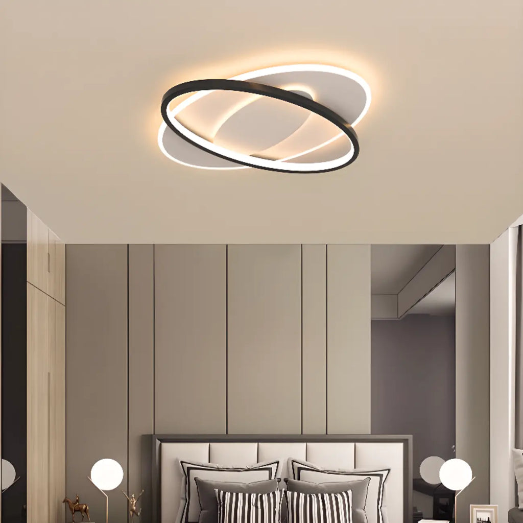 Plafoniera a 3 luci con dimmer e telecomando