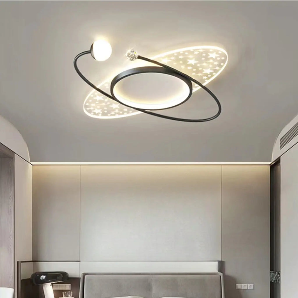 Plafoniera a 3 luci con dimmer e telecomando