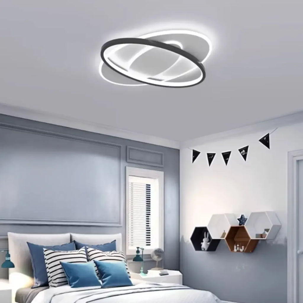 Plafoniera a 3 luci con dimmer e telecomando