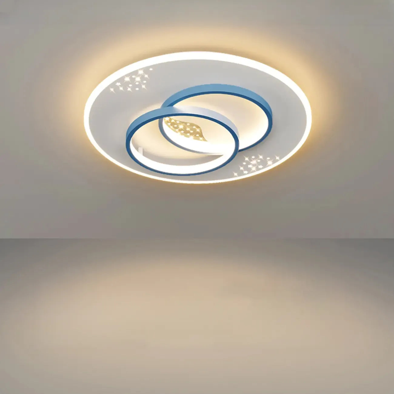 Plafoniera a 3 luci con dimmer e telecomando