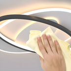 Plafoniera a 3 luci con dimmer e telecomando