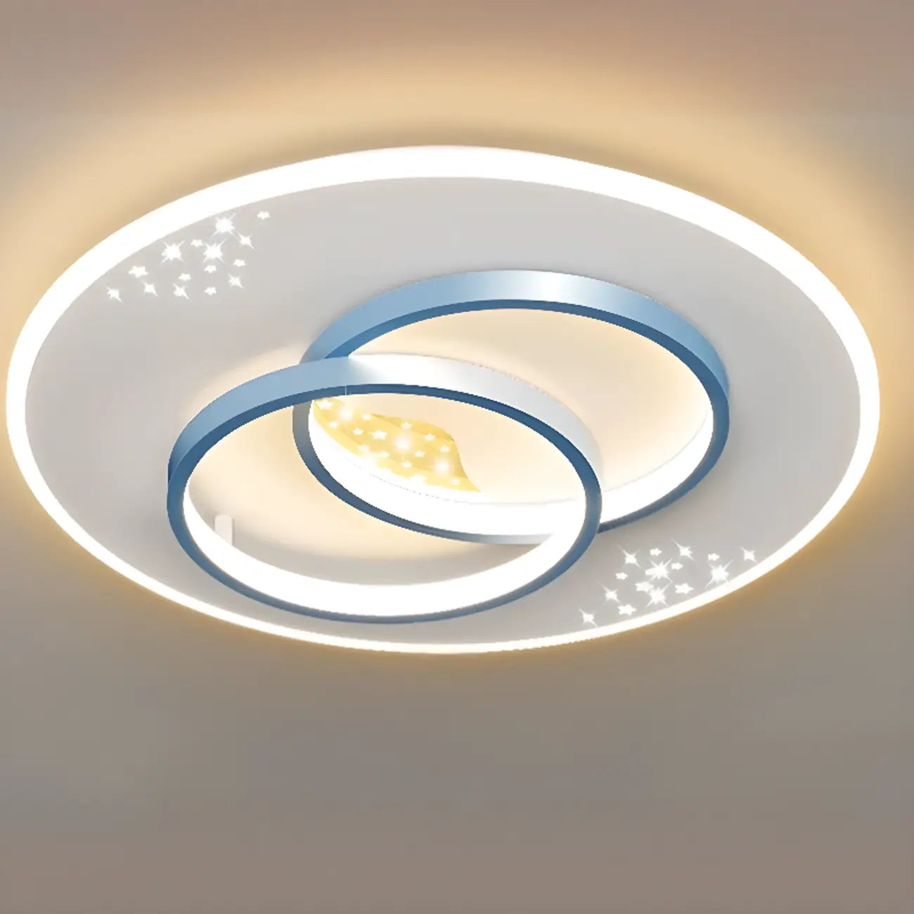 Plafoniera a 3 luci con dimmer e telecomando
