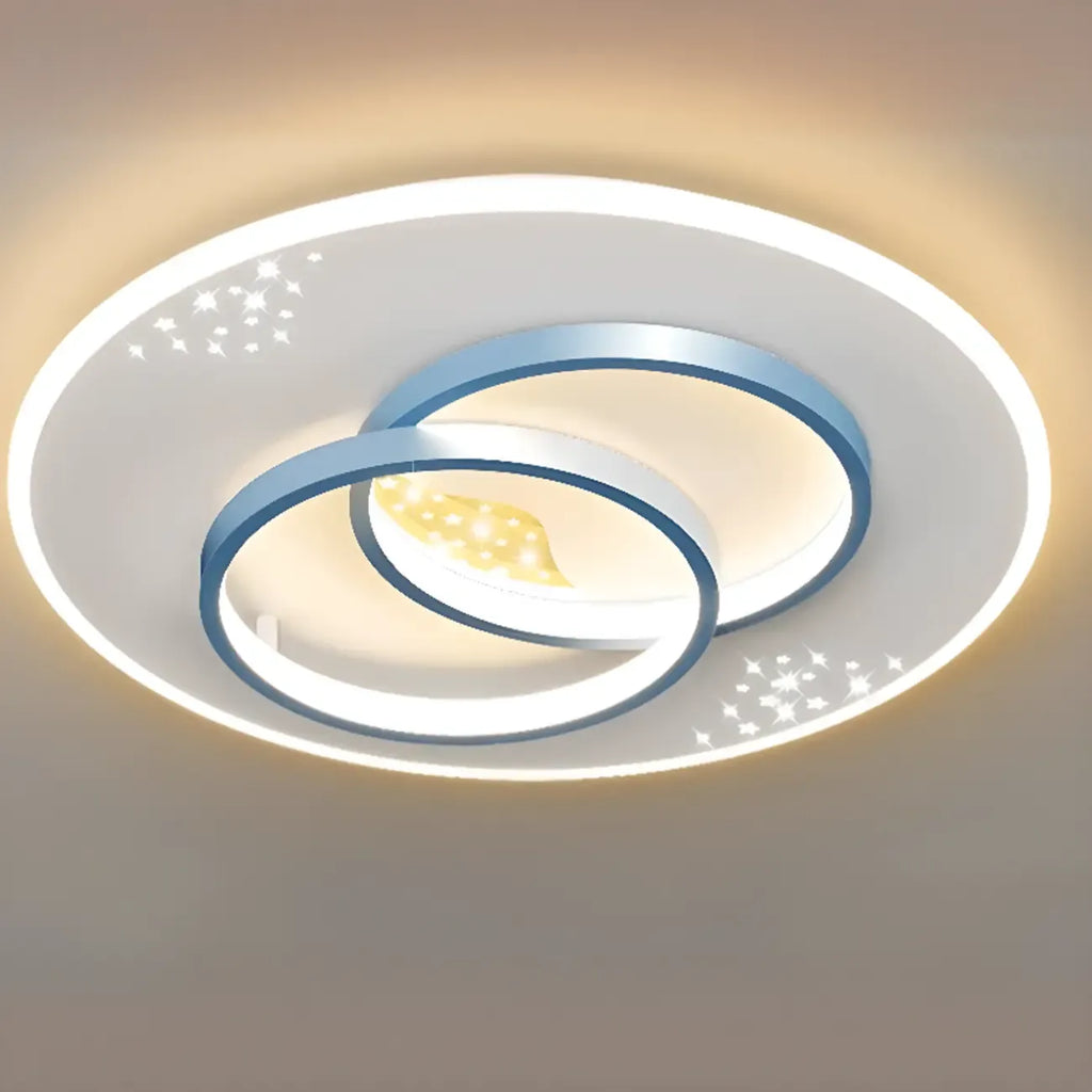 Plafoniera a 3 luci con dimmer e telecomando