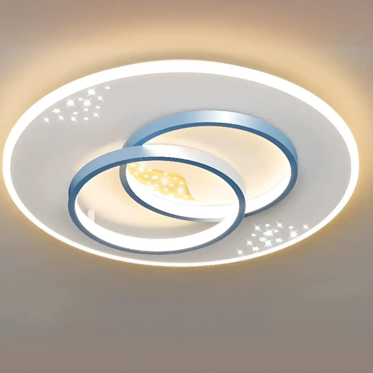 Plafoniera a 3 luci con dimmer e telecomando