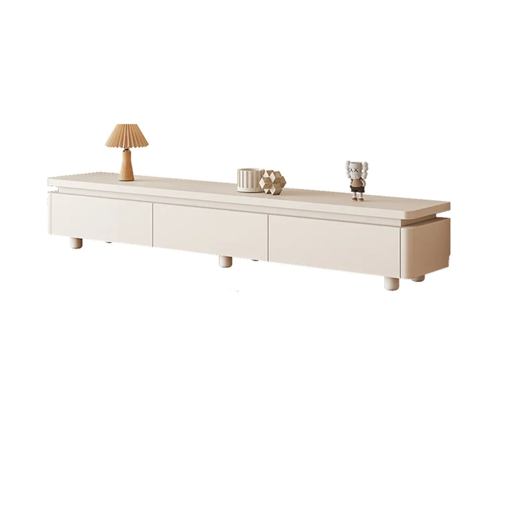 Mobile TV con gestione cavi in legno naturale bicolore 94