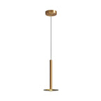 Suspension LED géométrique moderne en métal doré et acrylique