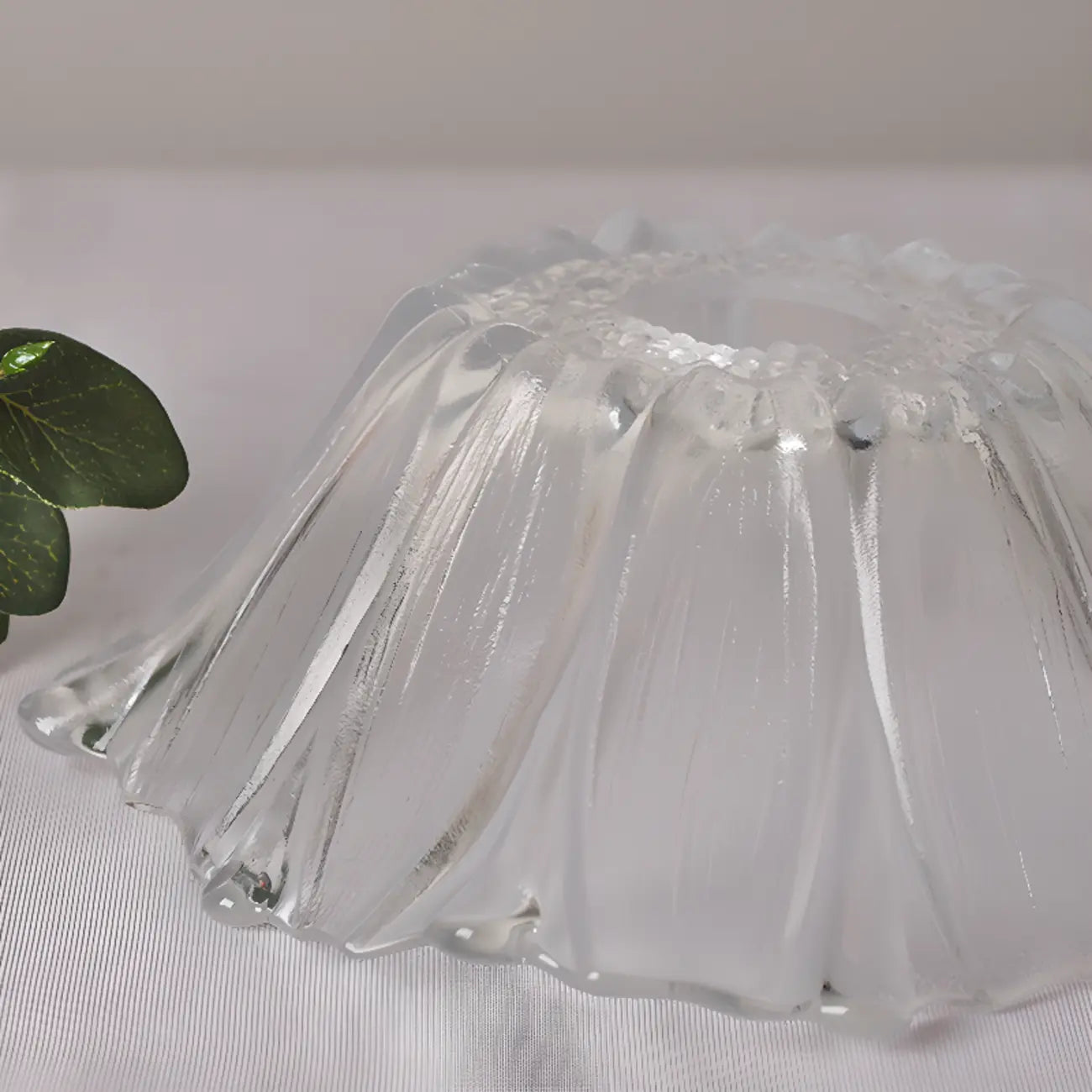 Suspension élégante en forme de fleur de verre pour intérieur, réglable