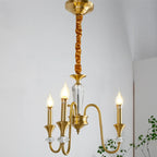 Lustre industriel en verre noir de type candélabre, 3 à 10 lumières