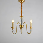 Lustre industriel en verre noir de type candélabre, 3 à 10 lumières