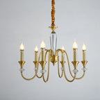 Lustre industriel en verre noir de type candélabre, 3 à 10 lumières