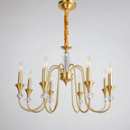 Lustre industriel en verre noir de type candélabre, 3 à 10 lumières