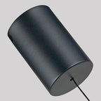 Suspension moderne en verre avec LED pour chambre à coucher