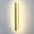Applique murale LED longue à intensité variable pour chambre à coucher avec revêtement acrylique