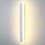 Applique murale LED longue à intensité variable pour chambre à coucher avec revêtement acrylique