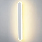 Applique murale LED longue à intensité variable pour chambre à coucher avec revêtement acrylique
