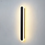 Applique murale LED longue à intensité variable pour chambre à coucher avec revêtement acrylique