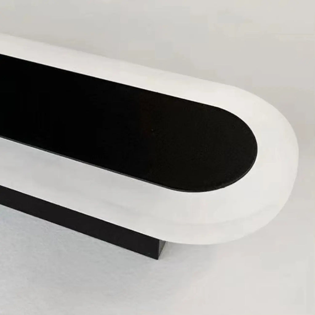 Applique murale LED longue à intensité variable pour chambre à coucher avec revêtement acrylique