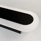 Applique murale LED longue à intensité variable pour chambre à coucher avec revêtement acrylique
