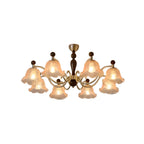 Lustre moderne antique en forme de fleur pour salle à manger