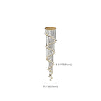 Lustre moderne en cristal à motif papillon linéaire avec télécommande