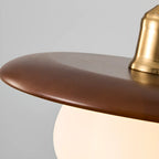 Suspension géométrique à 3 lumières LED en acrylique à intensité variable