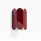 Mini applique murale moderne rouge câblée, à éclairage vertical et vertical, de forme géométrique.