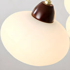Lustre élégant classique avec abat-jour tambour en verre doré