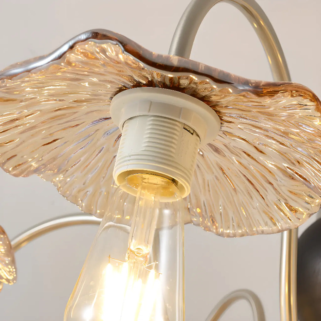 Lustre géométrique à grandes tiges pour salle à manger, 6/8 lumières