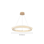 Lustre LED glamour en cristal doré à plusieurs cercles