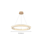 Lustre LED glamour en cristal doré à plusieurs cercles