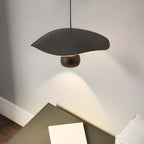 Suspension moderne noire à 2 lumières, hauteur réglable