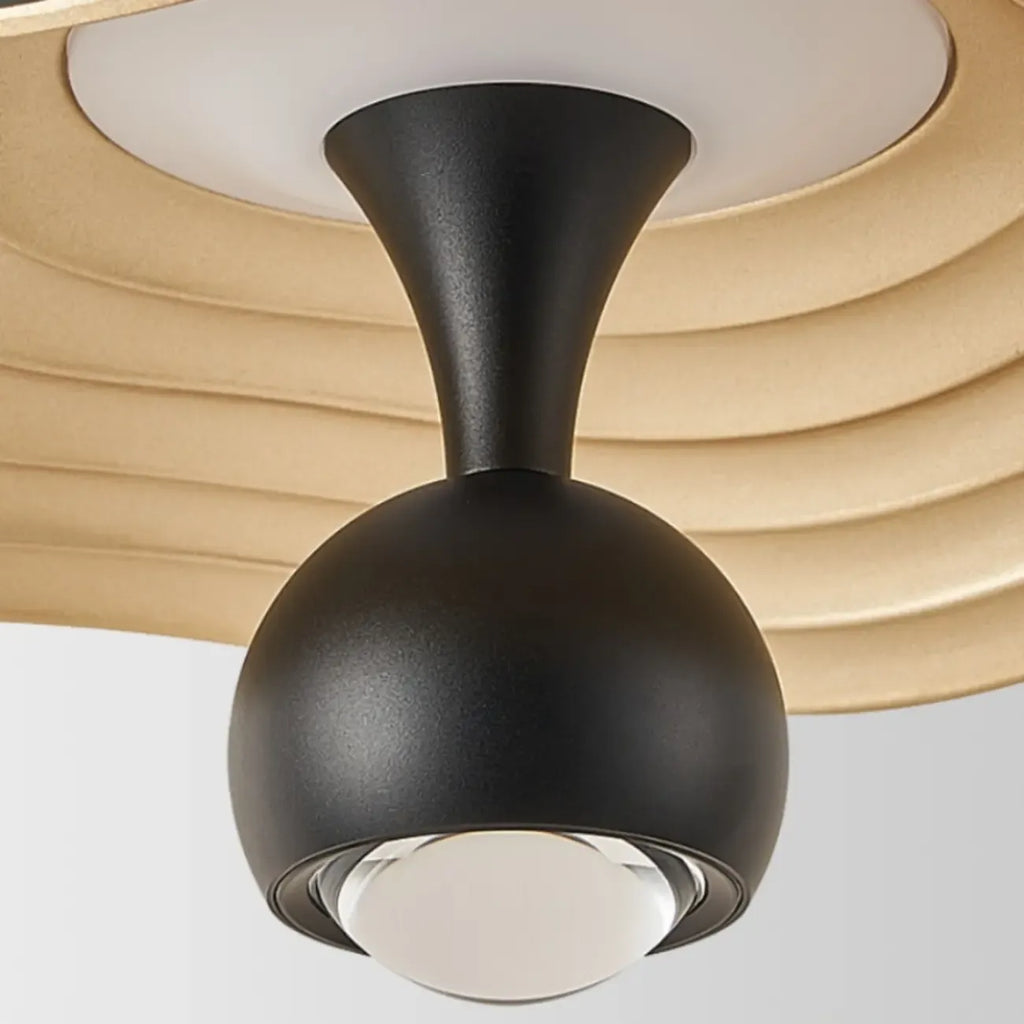 Suspension moderne noire à 2 lumières, hauteur réglable