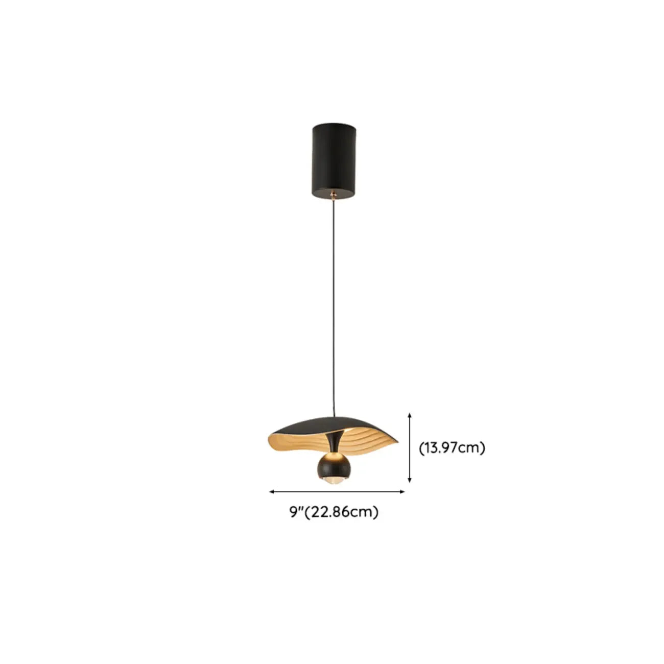 Suspension moderne noire à 2 lumières, hauteur réglable