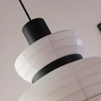 Suspension minimaliste et élégante en soie blanche pour cuisine