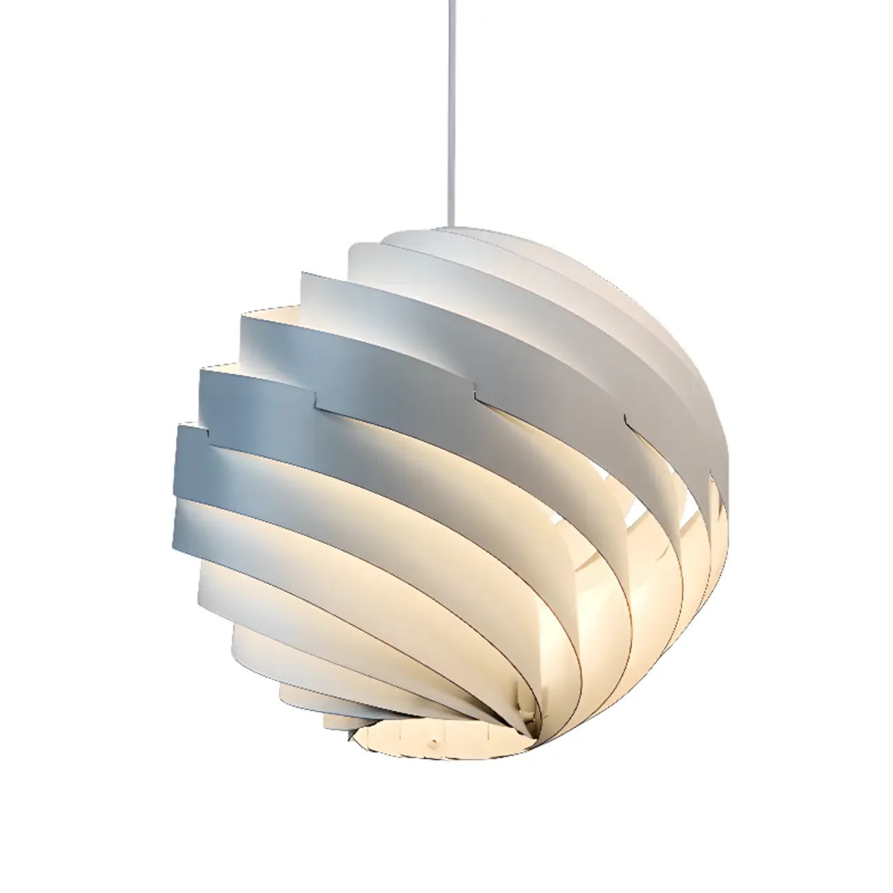 Lampadario a sospensione a globo in alluminio artistico per isola cucina