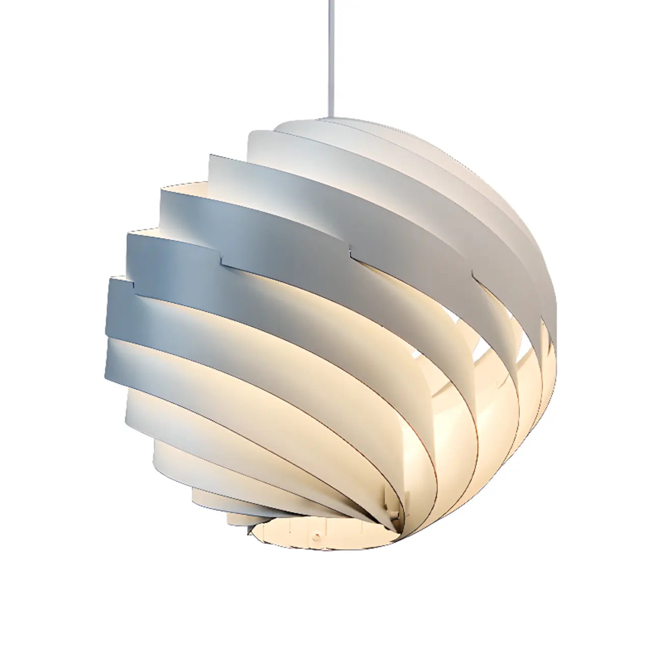 Lampadario a sospensione a globo in alluminio artistico per isola cucina