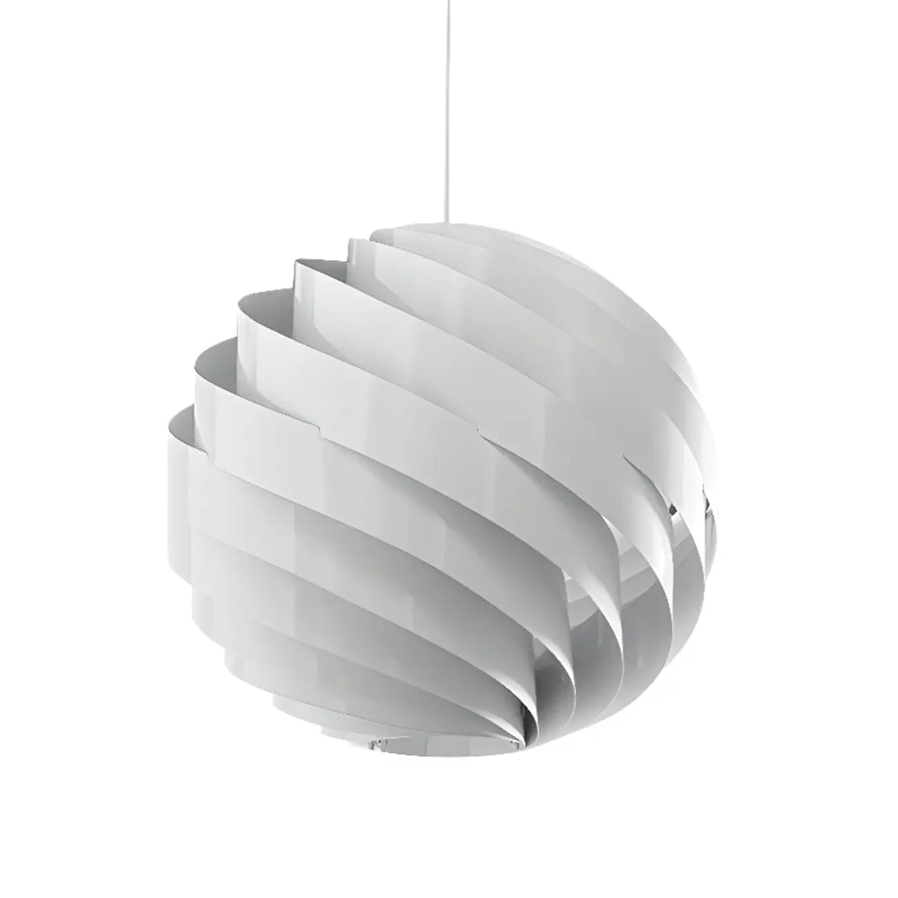 Lampadario a sospensione a globo in alluminio artistico per isola cucina