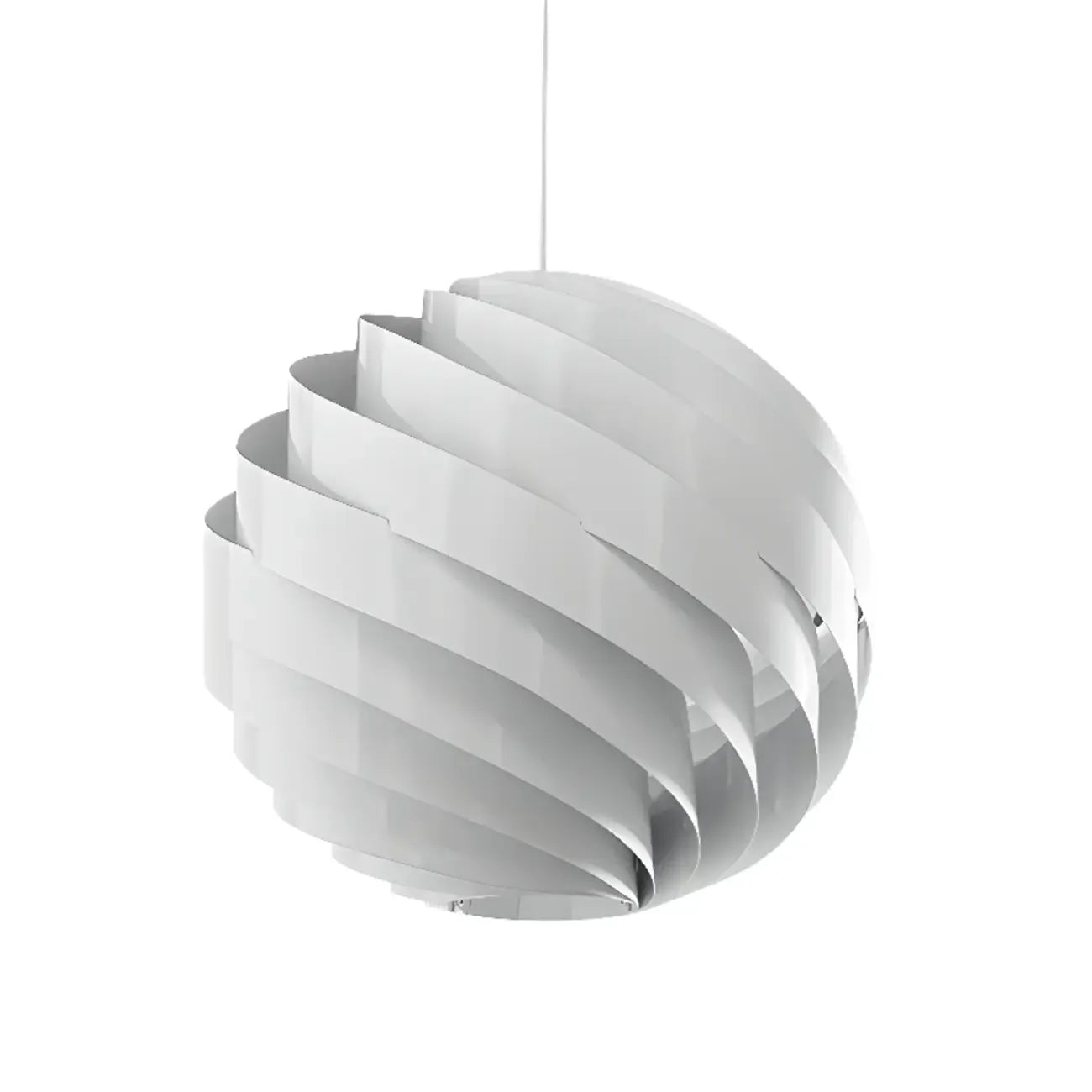 Lampadario a sospensione a globo in alluminio artistico per isola cucina