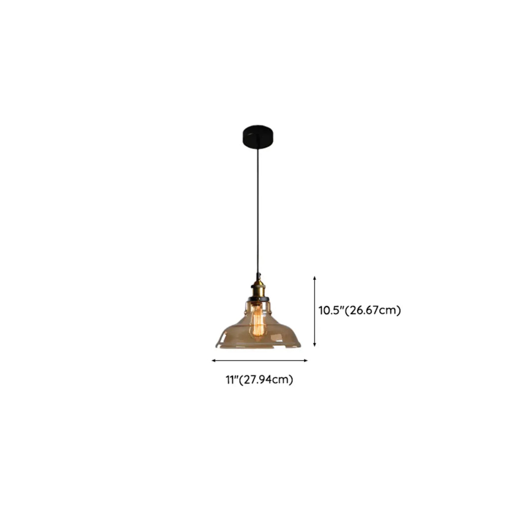 Suspension moderne géométrique en verre doré pour chambre à coucher