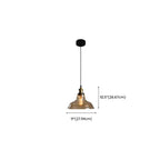Suspension moderne géométrique en verre doré pour chambre à coucher