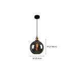 Suspension moderne géométrique en verre doré pour chambre à coucher