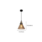 Suspension moderne géométrique en verre doré pour chambre à coucher