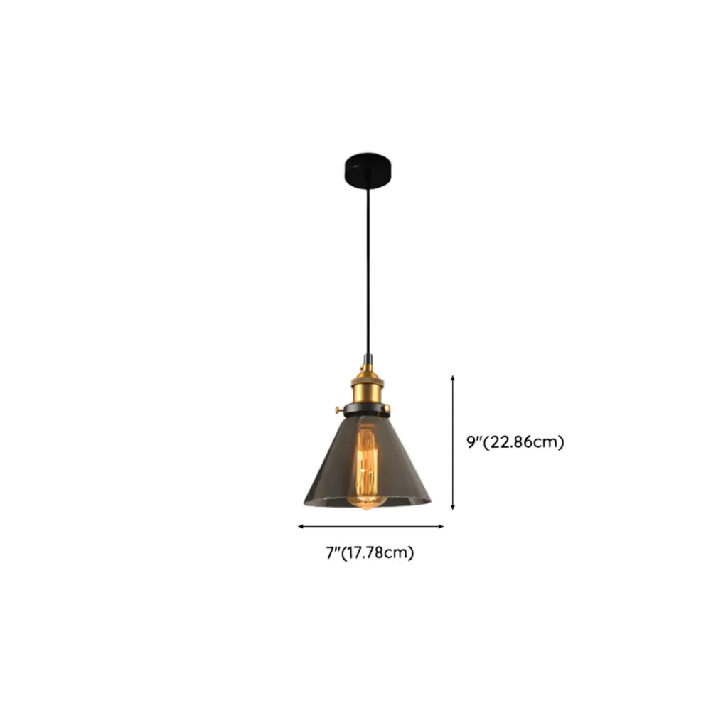 Suspension moderne géométrique en verre doré pour chambre à coucher