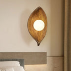 Applique murale chic et moderne en résine, mini feuille, pour la décoration de chambre
