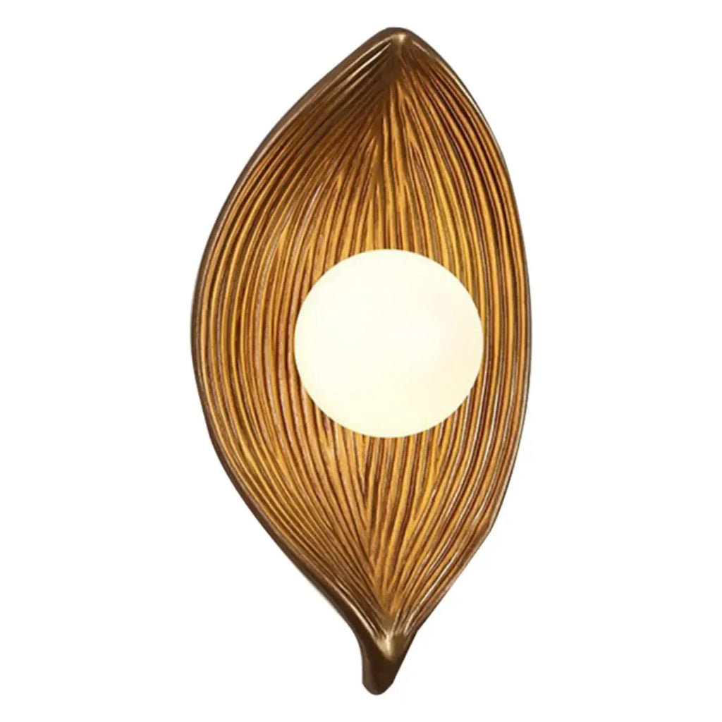 Applique murale chic et moderne en résine, mini feuille, pour la décoration de chambre